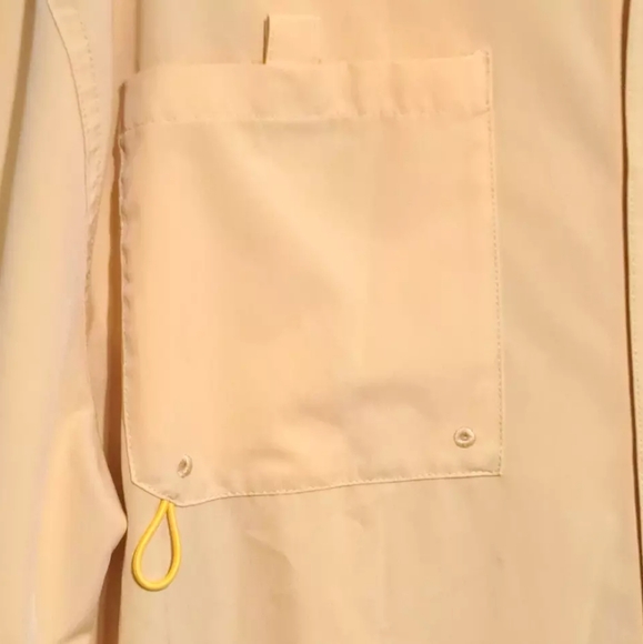 Reel Legends Shadester Performance Fishing Short Sleeve Shirt Men's L Yellow - Picture 4 of 14